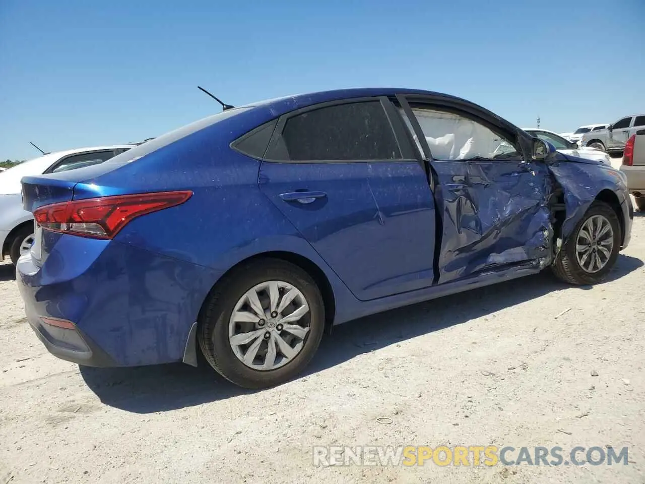 3 Photograph of a damaged car 3KPC24A32KE061965 HYUNDAI ACCENT 2019