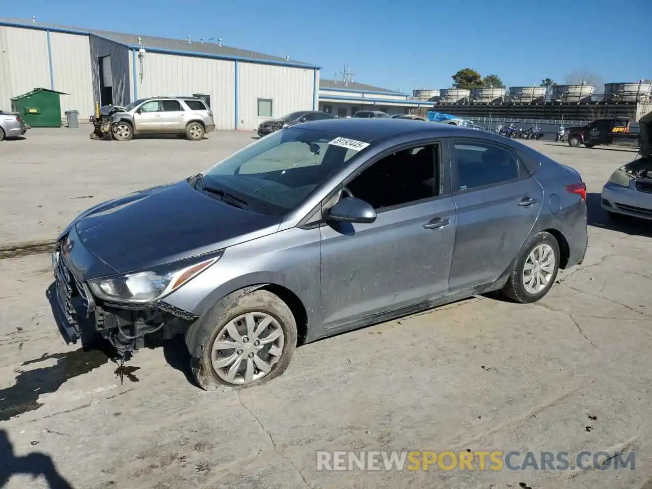 1 Photograph of a damaged car 3KPC24A32KE076580 HYUNDAI ACCENT 2019