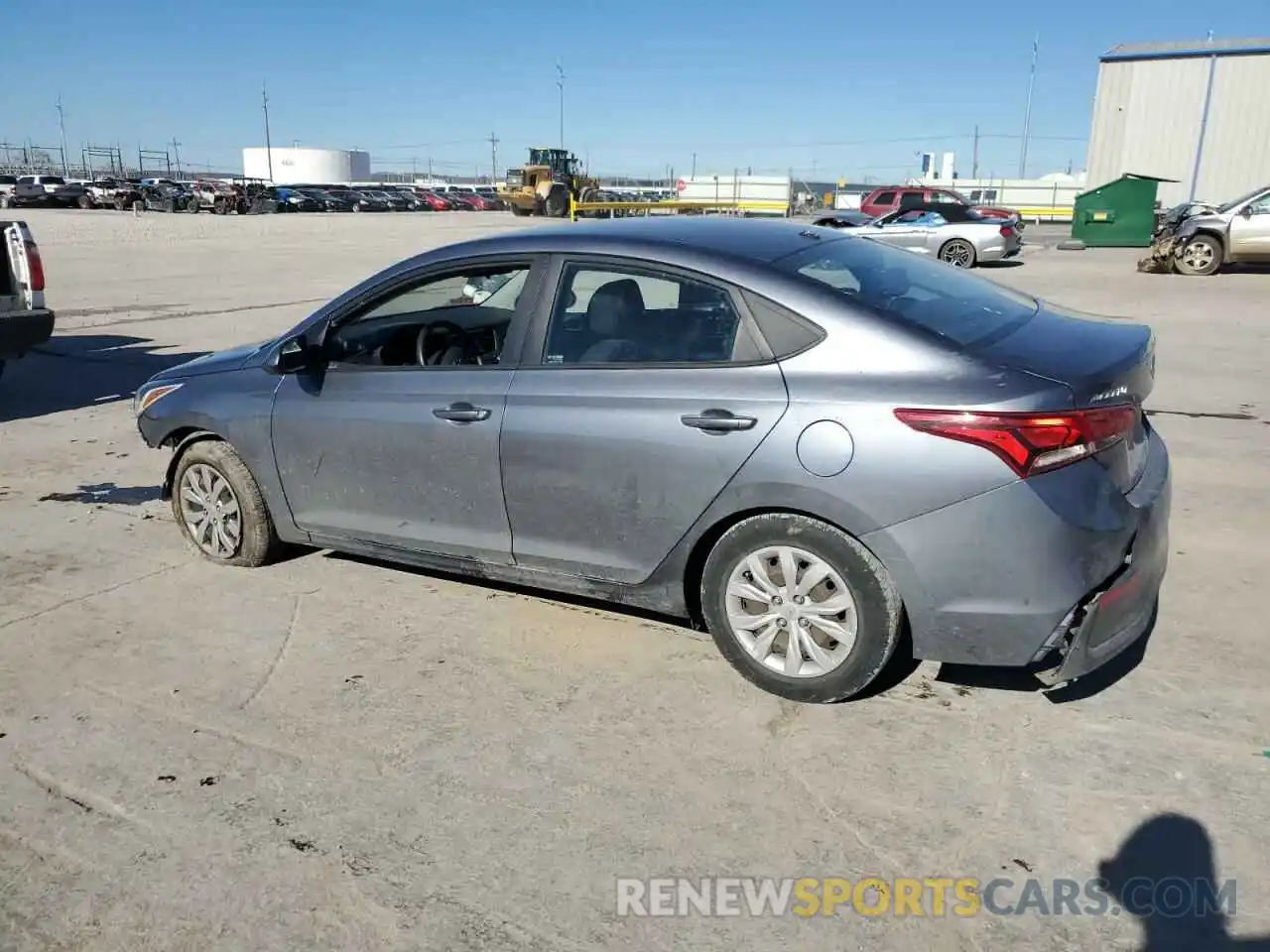 2 Photograph of a damaged car 3KPC24A32KE076580 HYUNDAI ACCENT 2019