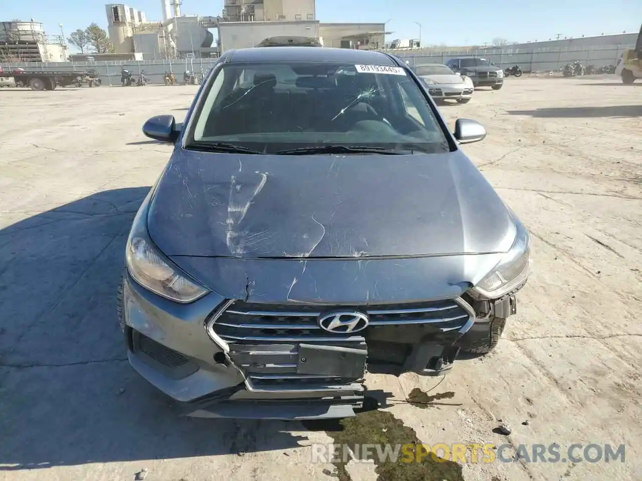 5 Photograph of a damaged car 3KPC24A32KE076580 HYUNDAI ACCENT 2019