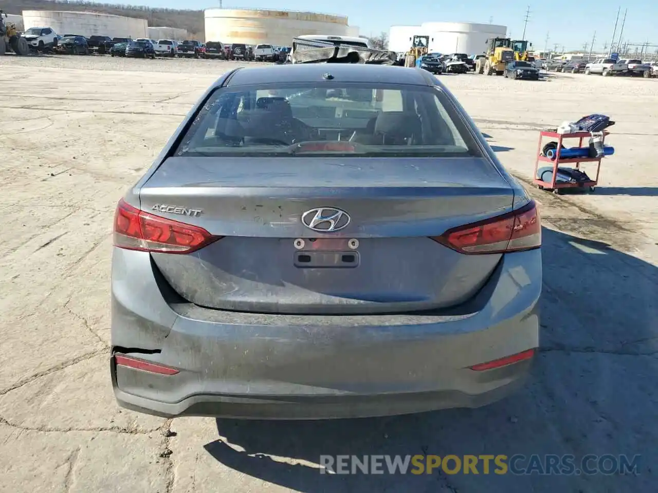 6 Photograph of a damaged car 3KPC24A32KE076580 HYUNDAI ACCENT 2019