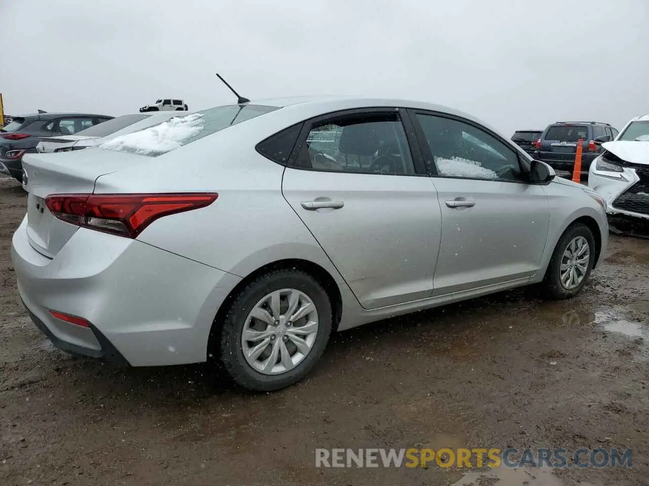 3 Photograph of a damaged car 3KPC24A32KE077096 HYUNDAI ACCENT 2019