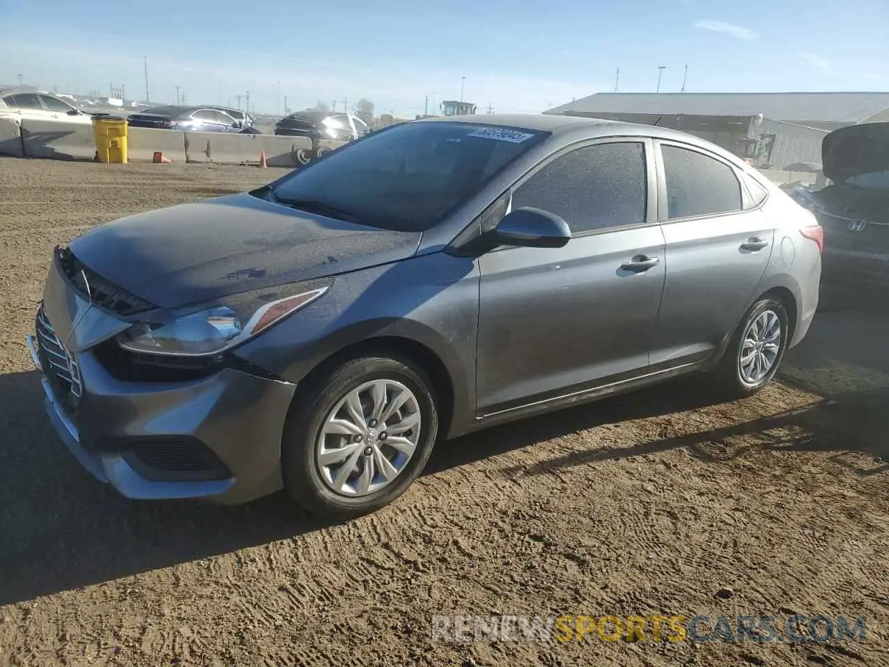 1 Photograph of a damaged car 3KPC24A32KE080144 HYUNDAI ACCENT 2019