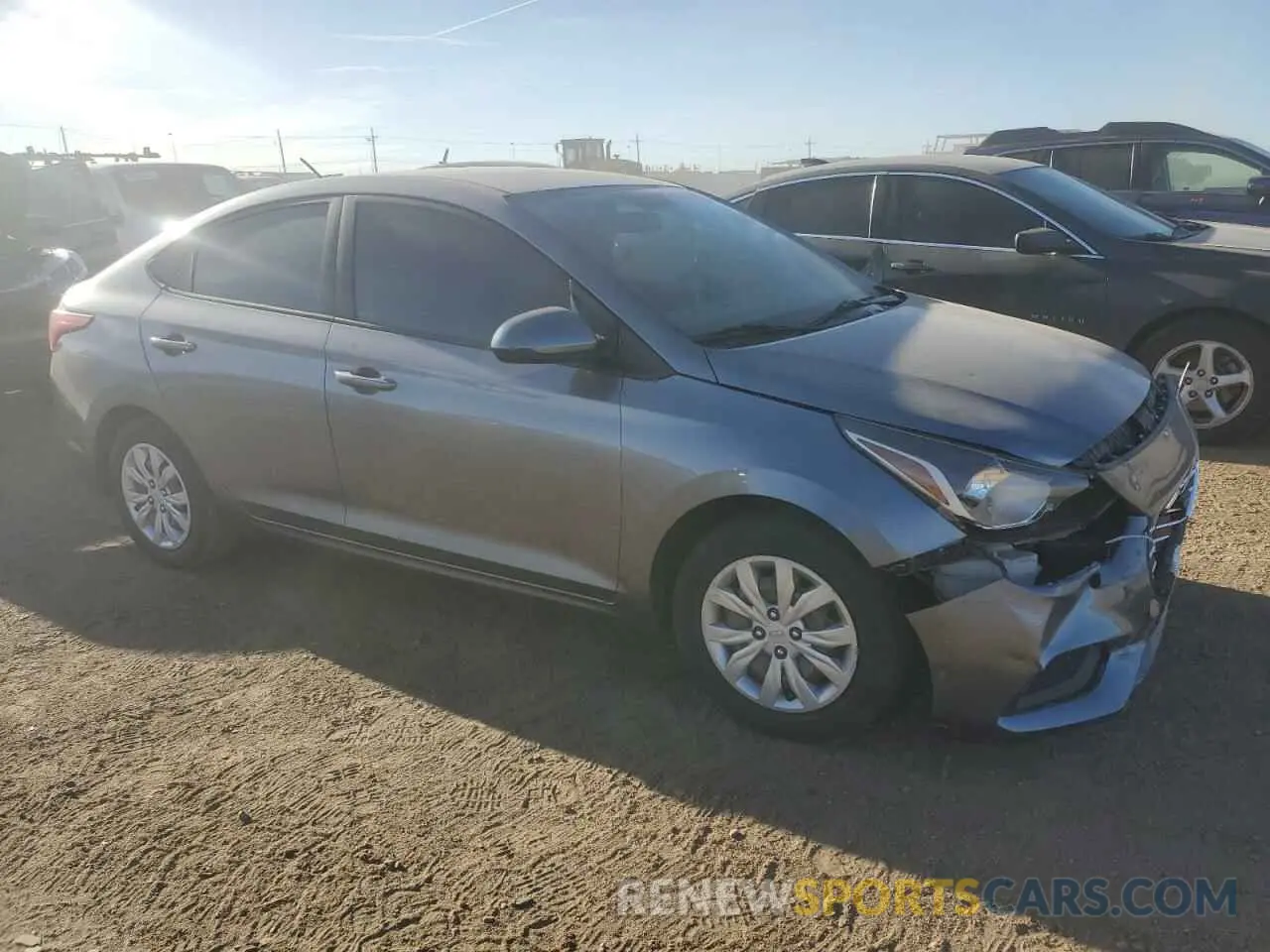4 Photograph of a damaged car 3KPC24A32KE080144 HYUNDAI ACCENT 2019