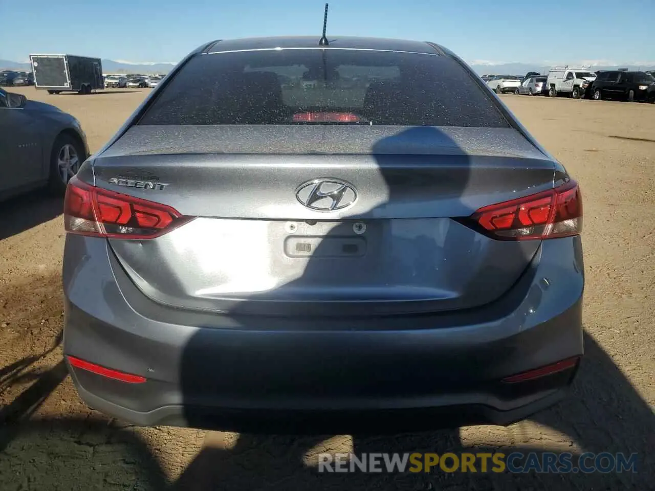 6 Photograph of a damaged car 3KPC24A32KE080144 HYUNDAI ACCENT 2019