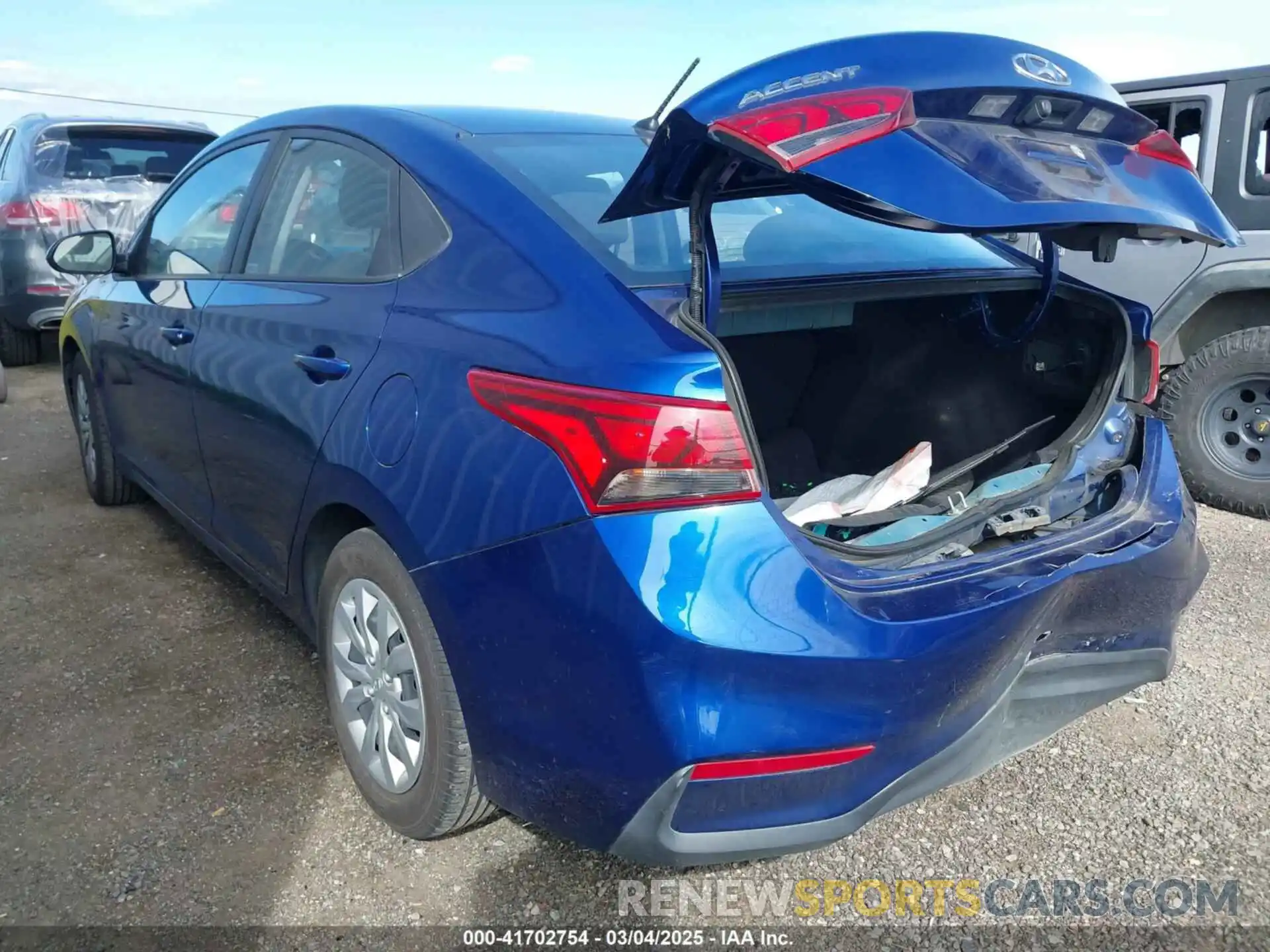 3 Photograph of a damaged car 3KPC24A33KE040414 HYUNDAI ACCENT 2019