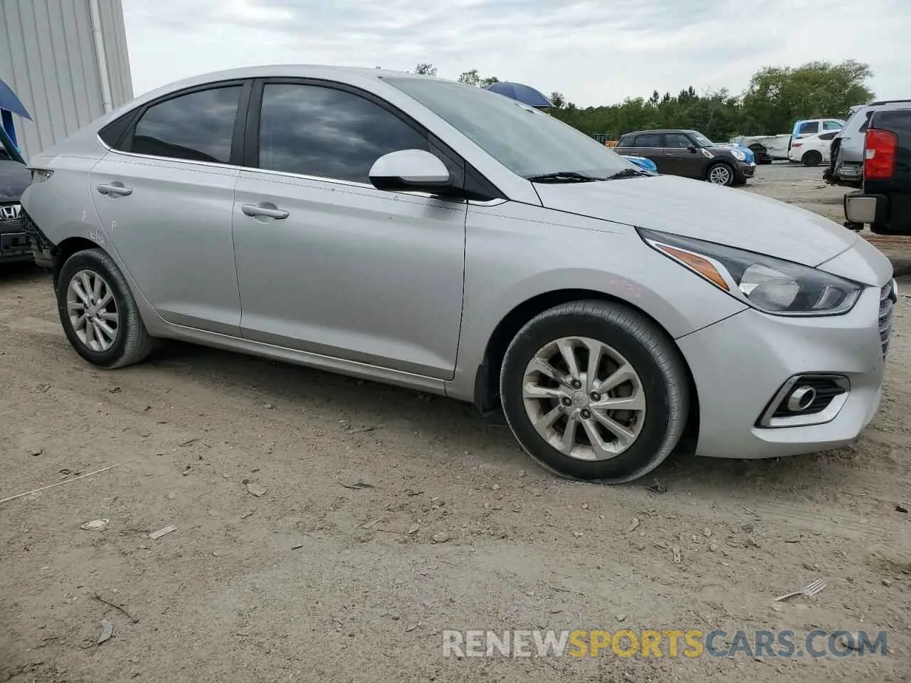 4 Photograph of a damaged car 3KPC24A33KE042633 HYUNDAI ACCENT 2019