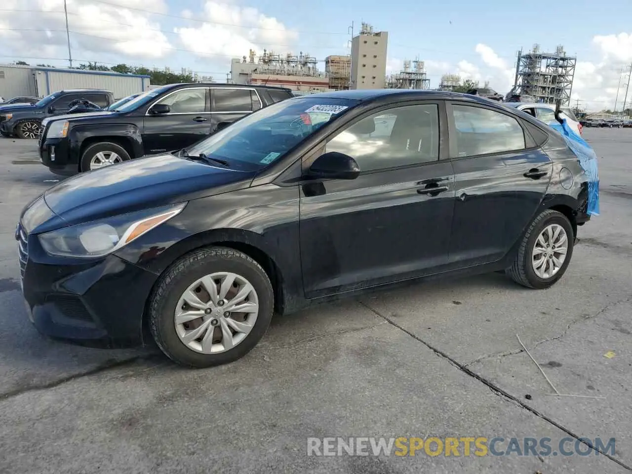 1 Photograph of a damaged car 3KPC24A33KE050120 HYUNDAI ACCENT 2019