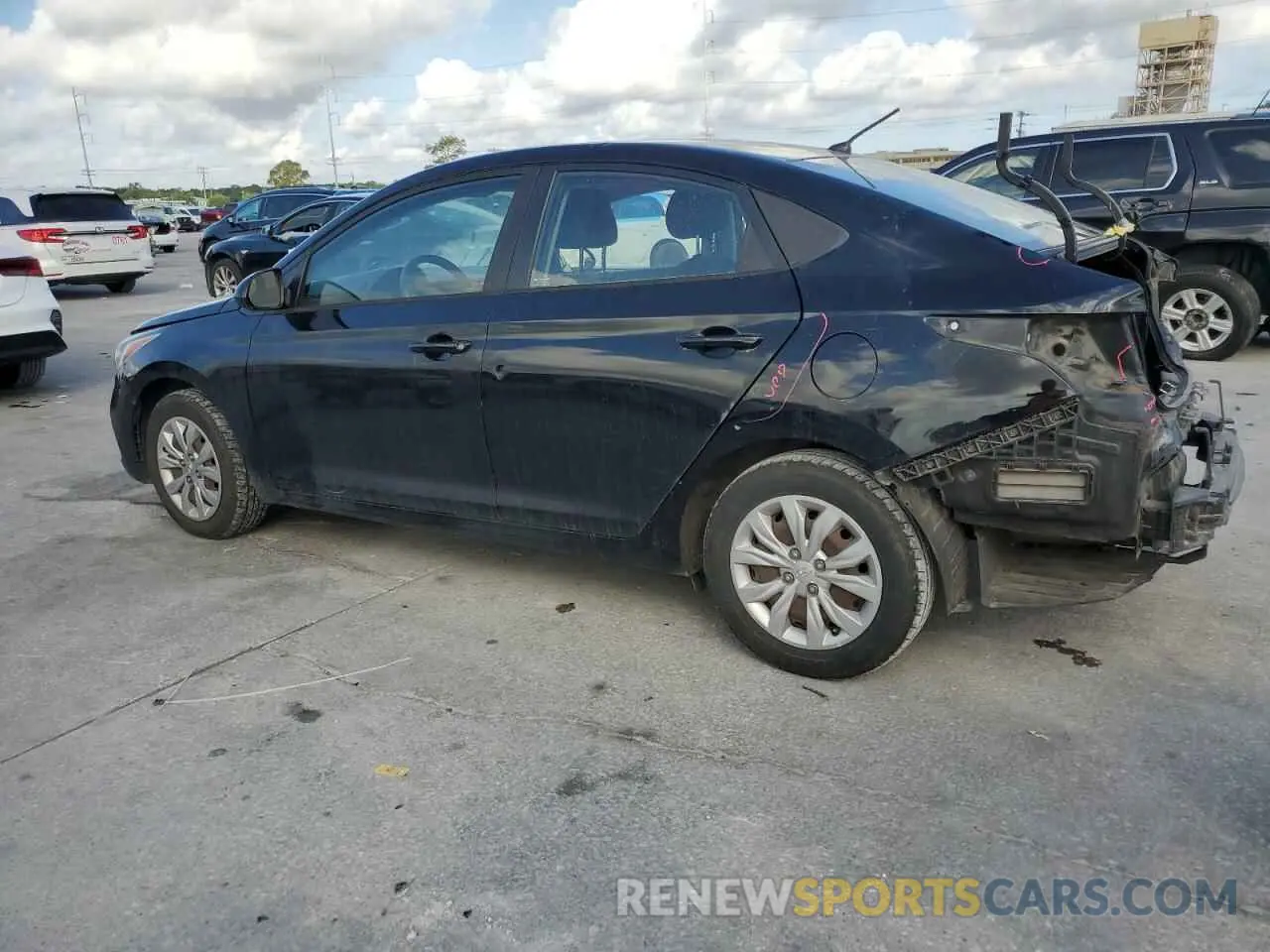 2 Photograph of a damaged car 3KPC24A33KE050120 HYUNDAI ACCENT 2019