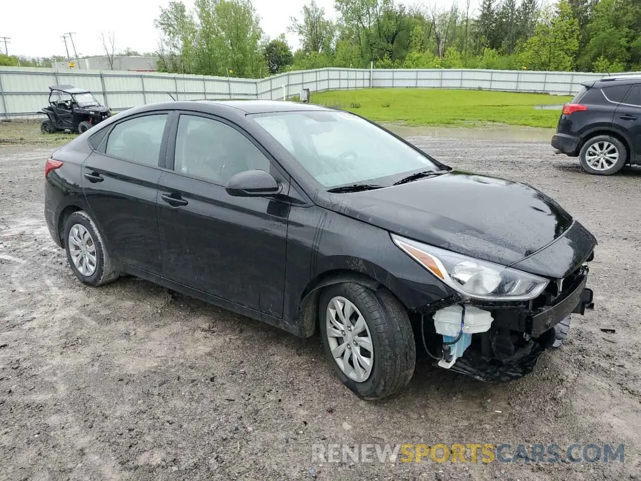 4 Photograph of a damaged car 3KPC24A33KE065135 HYUNDAI ACCENT 2019
