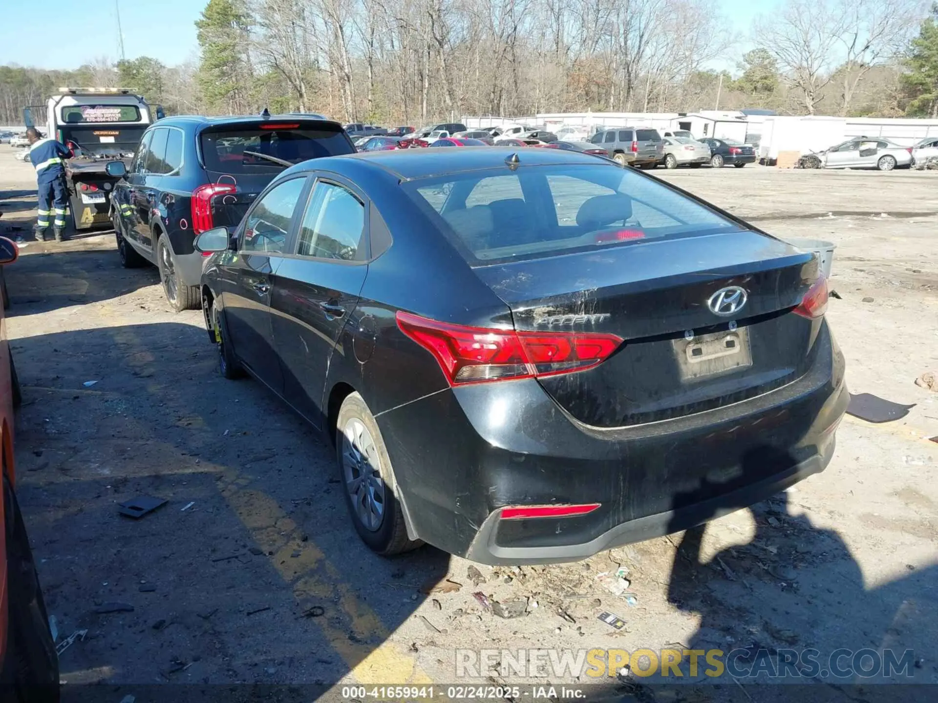 3 Photograph of a damaged car 3KPC24A33KE073090 HYUNDAI ACCENT 2019