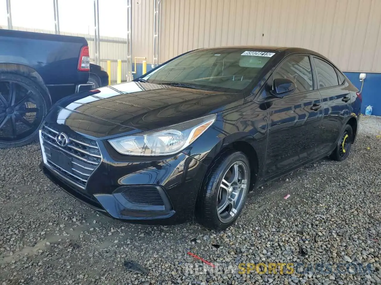1 Photograph of a damaged car 3KPC24A33KE082467 HYUNDAI ACCENT 2019