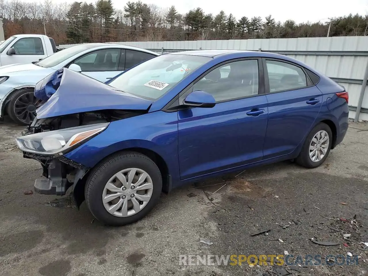 1 Photograph of a damaged car 3KPC24A33KE087250 HYUNDAI ACCENT 2019