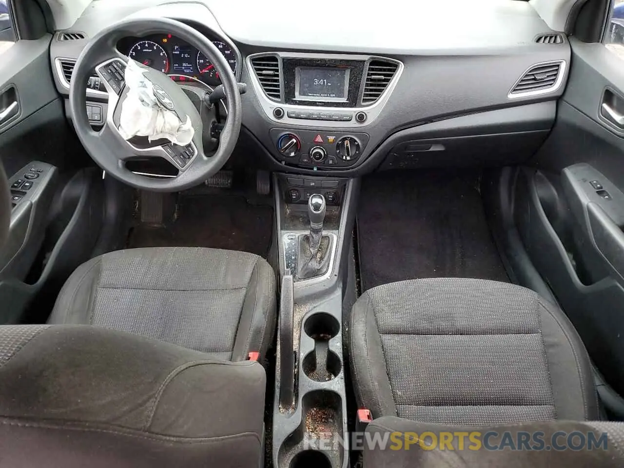 8 Photograph of a damaged car 3KPC24A33KE087250 HYUNDAI ACCENT 2019