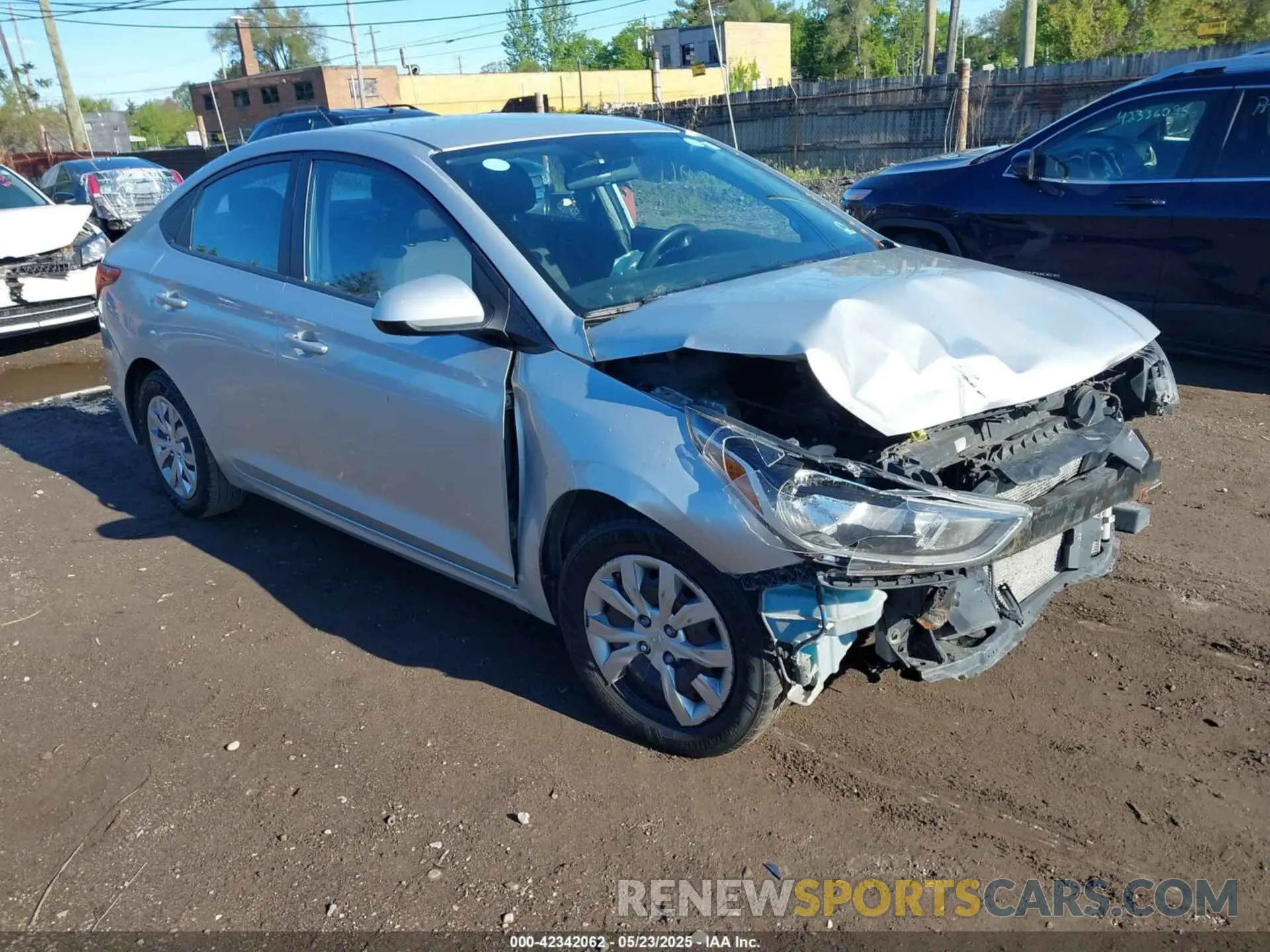 1 Photograph of a damaged car 3KPC24A34KE043001 HYUNDAI ACCENT 2019