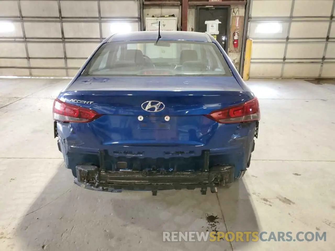 6 Photograph of a damaged car 3KPC24A34KE053950 HYUNDAI ACCENT 2019