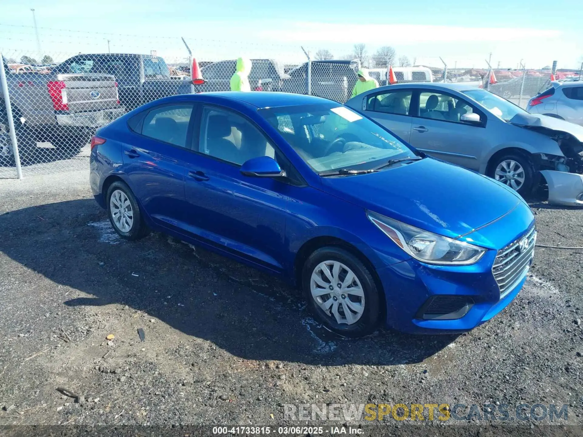 1 Photograph of a damaged car 3KPC24A34KE059814 HYUNDAI ACCENT 2019