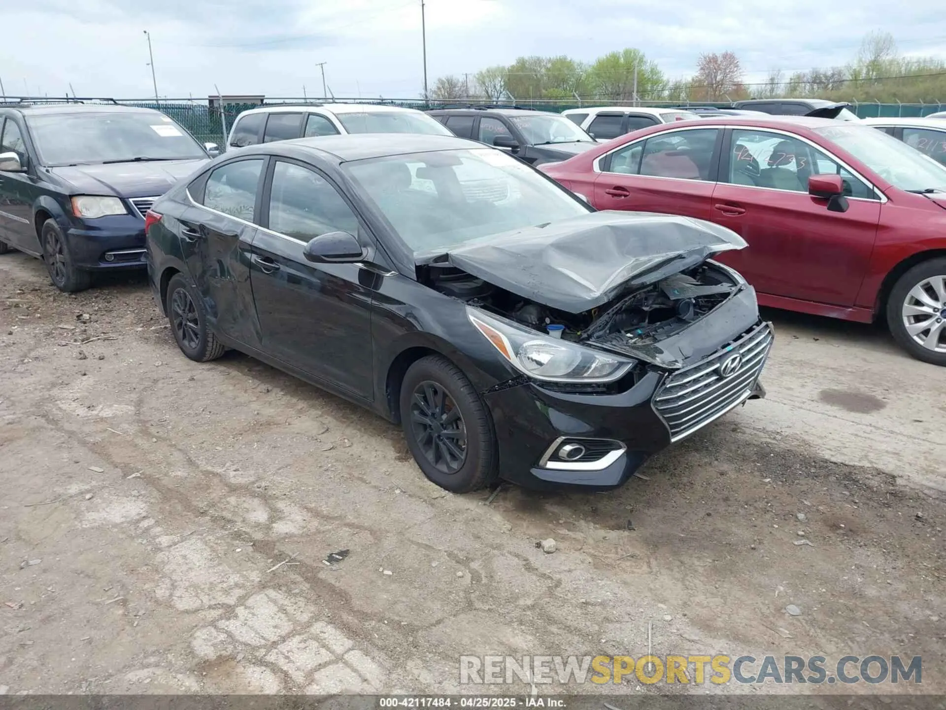 1 Photograph of a damaged car 3KPC24A34KE060798 HYUNDAI ACCENT 2019