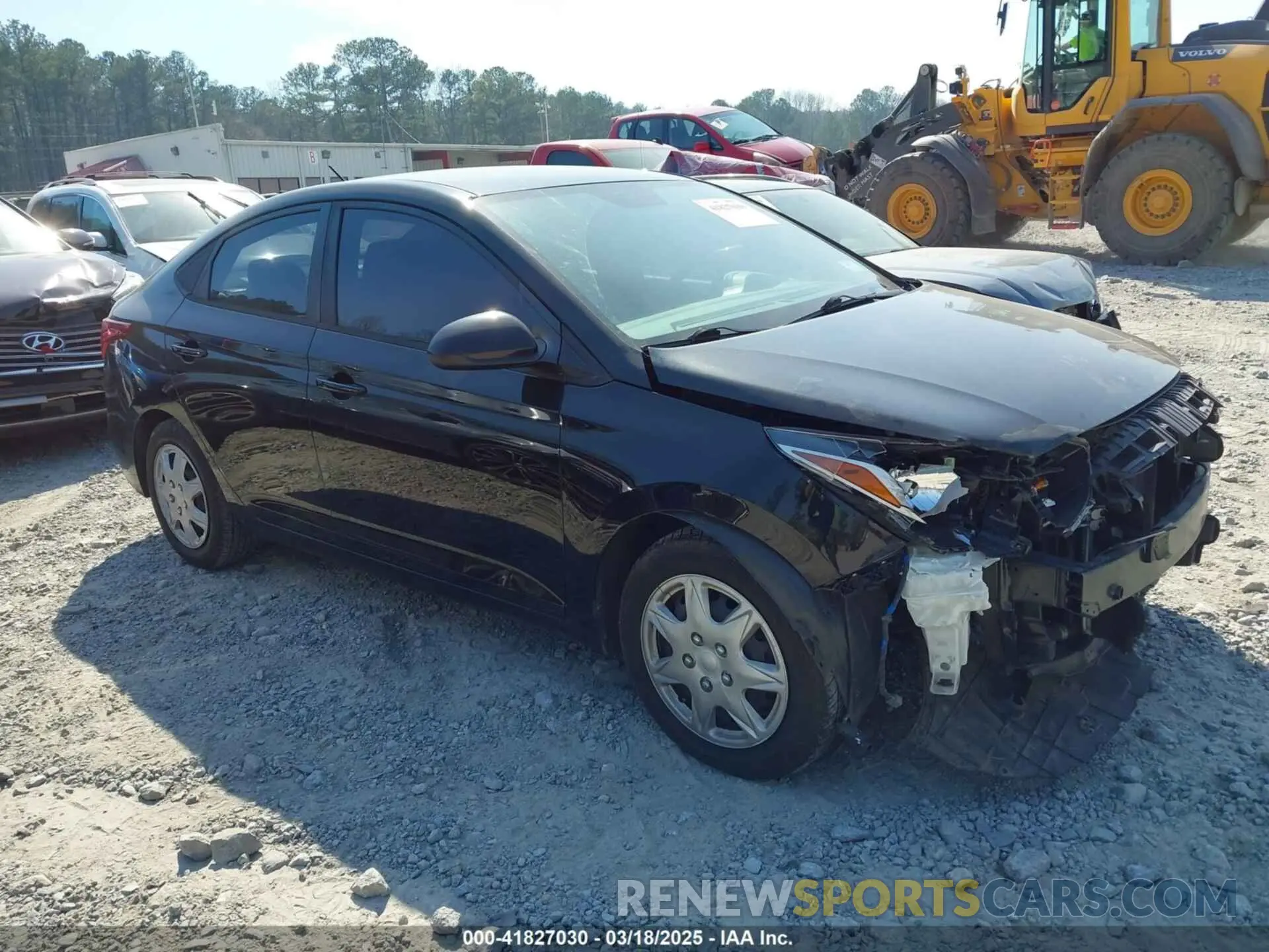 1 Photograph of a damaged car 3KPC24A34KE061885 HYUNDAI ACCENT 2019
