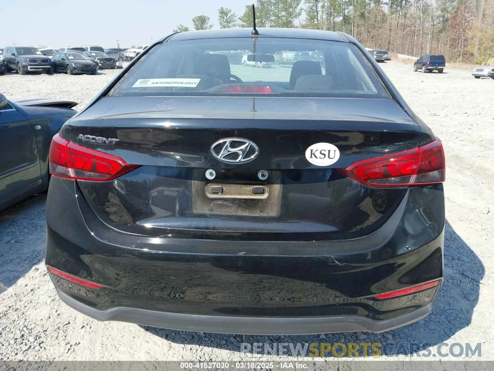 16 Photograph of a damaged car 3KPC24A34KE061885 HYUNDAI ACCENT 2019