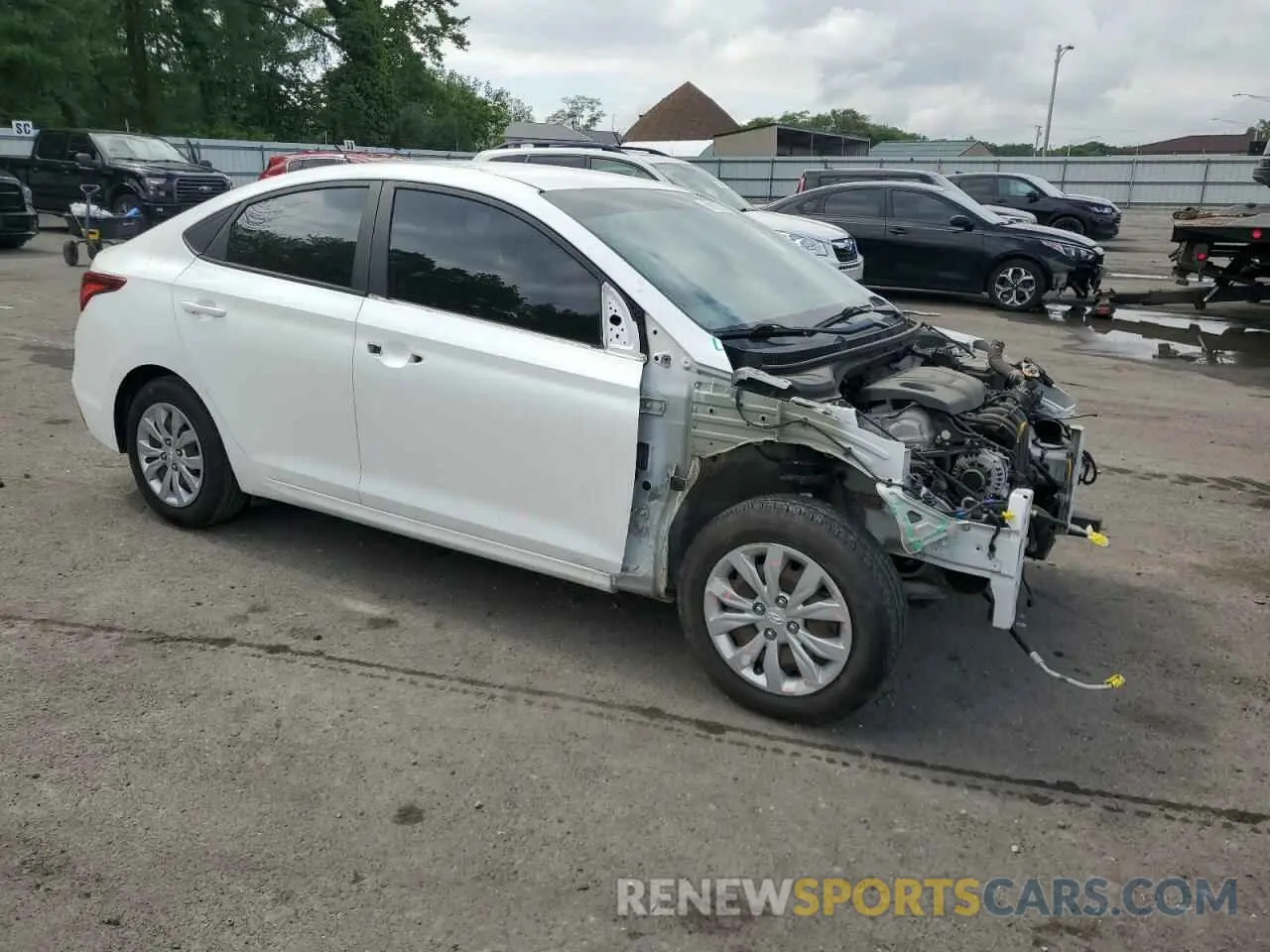 4 Photograph of a damaged car 3KPC24A34KE066598 HYUNDAI ACCENT 2019