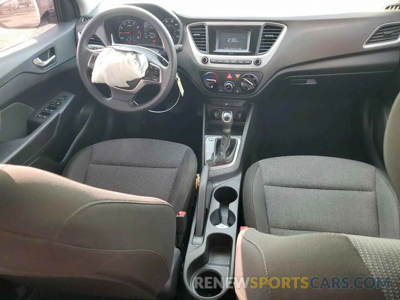 8 Photograph of a damaged car 3KPC24A34KE067833 HYUNDAI ACCENT 2019