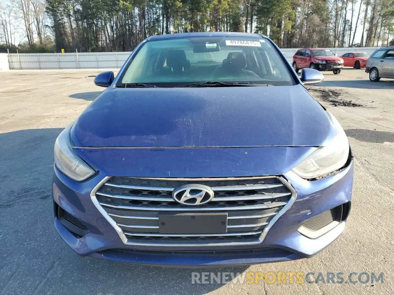 5 Photograph of a damaged car 3KPC24A34KE068190 HYUNDAI ACCENT 2019