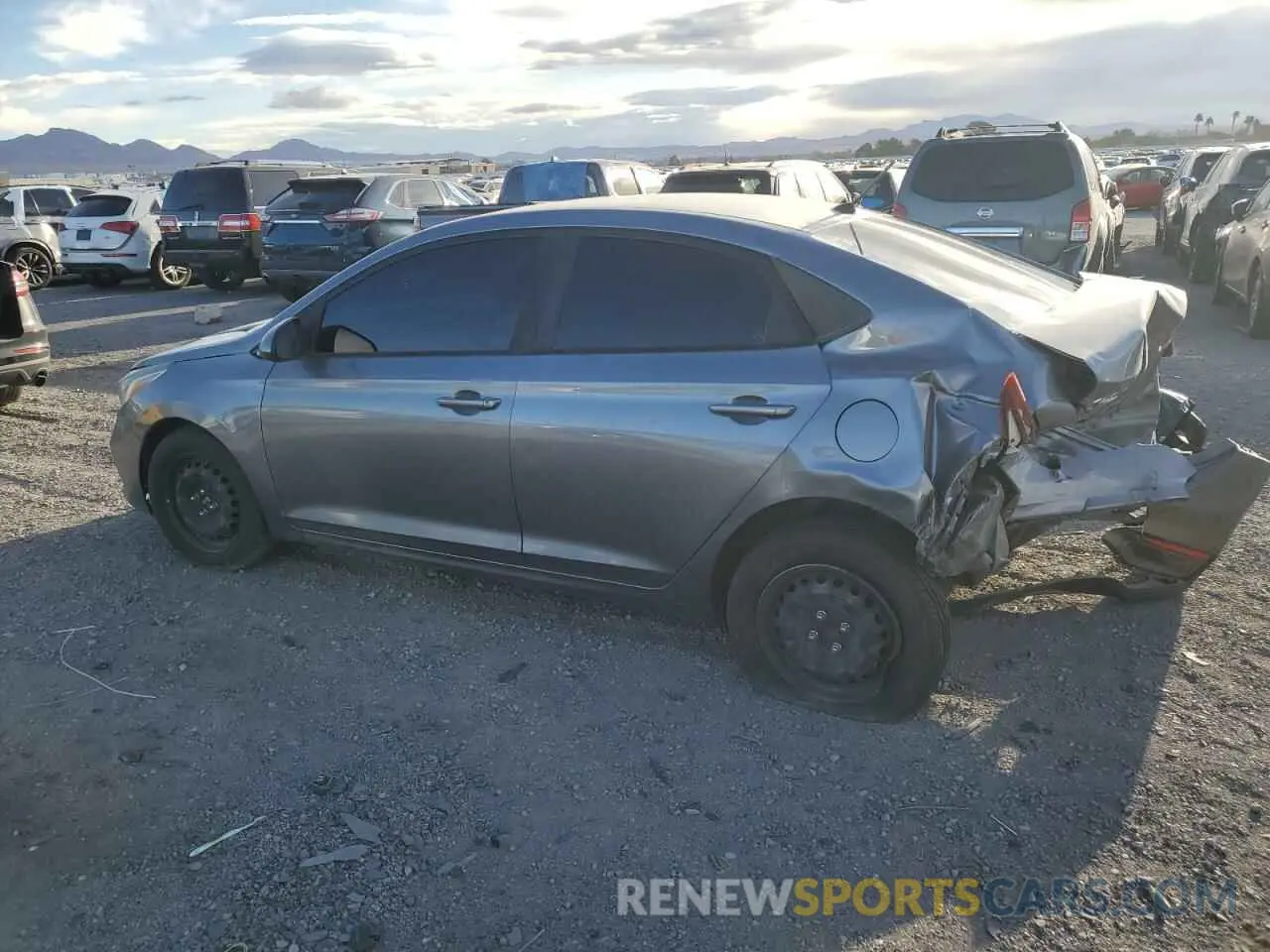 2 Photograph of a damaged car 3KPC24A34KE073633 HYUNDAI ACCENT 2019