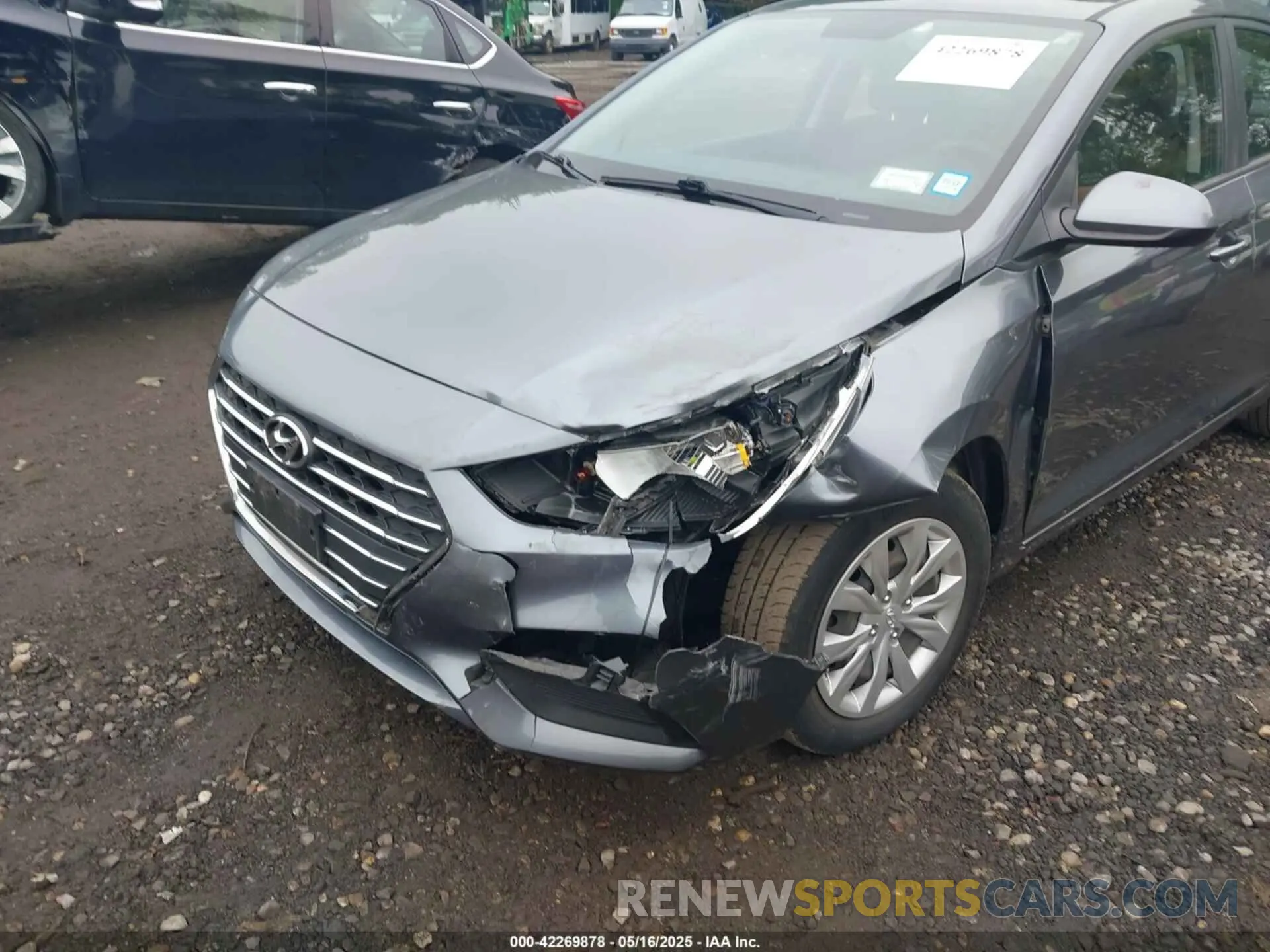 6 Photograph of a damaged car 3KPC24A34KE087001 HYUNDAI ACCENT 2019
