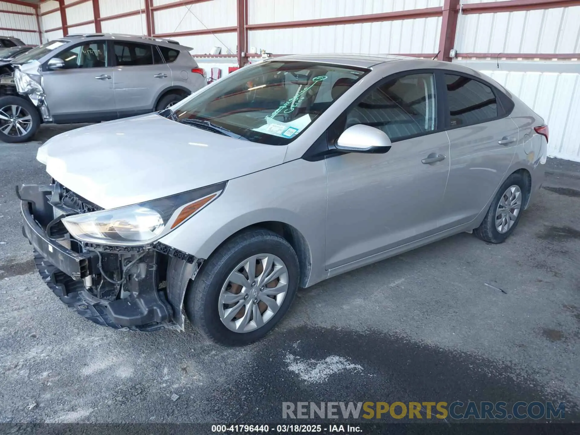 2 Photograph of a damaged car 3KPC24A34KE088438 HYUNDAI ACCENT 2019