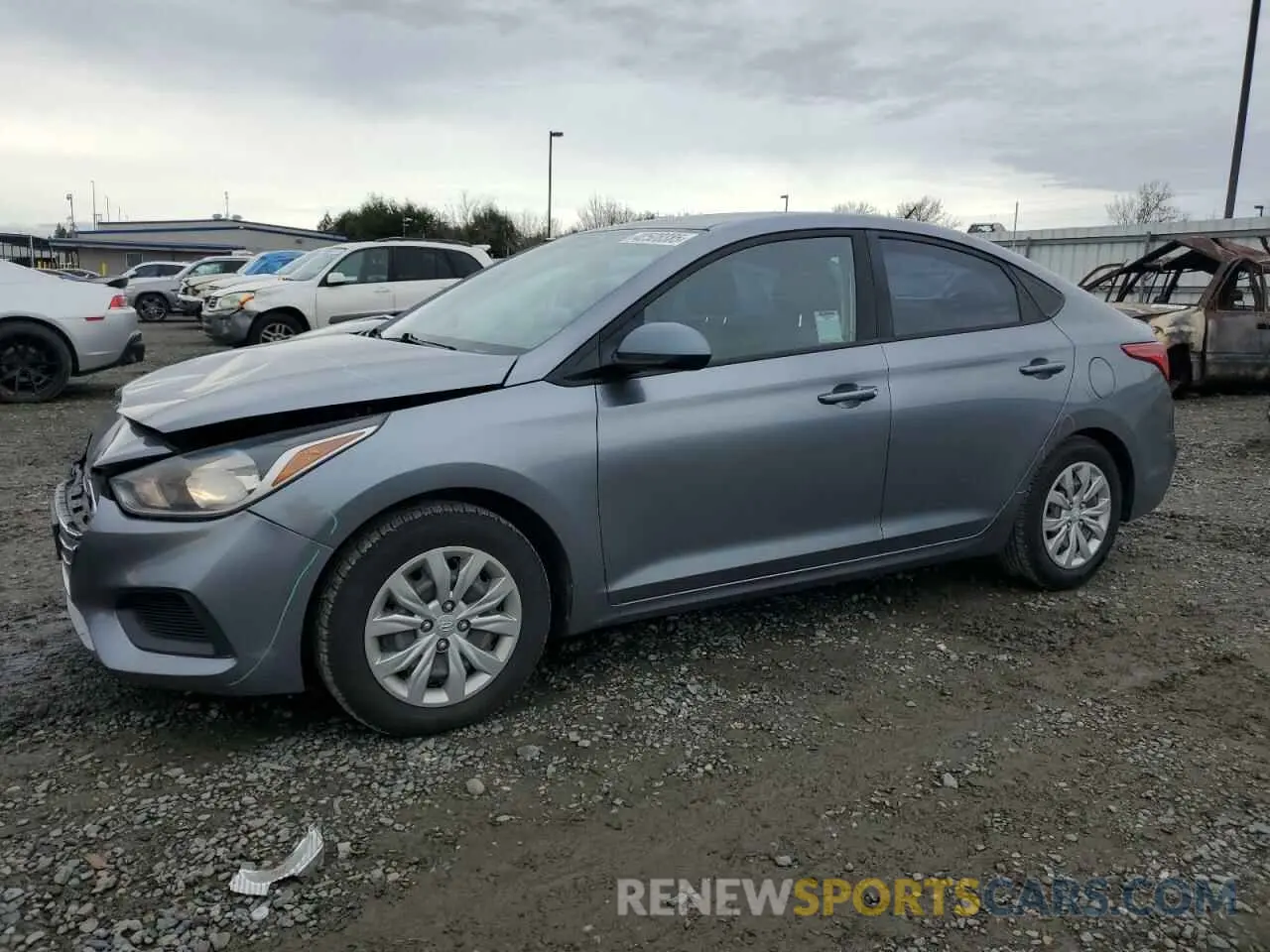 1 Photograph of a damaged car 3KPC24A35KE040978 HYUNDAI ACCENT 2019