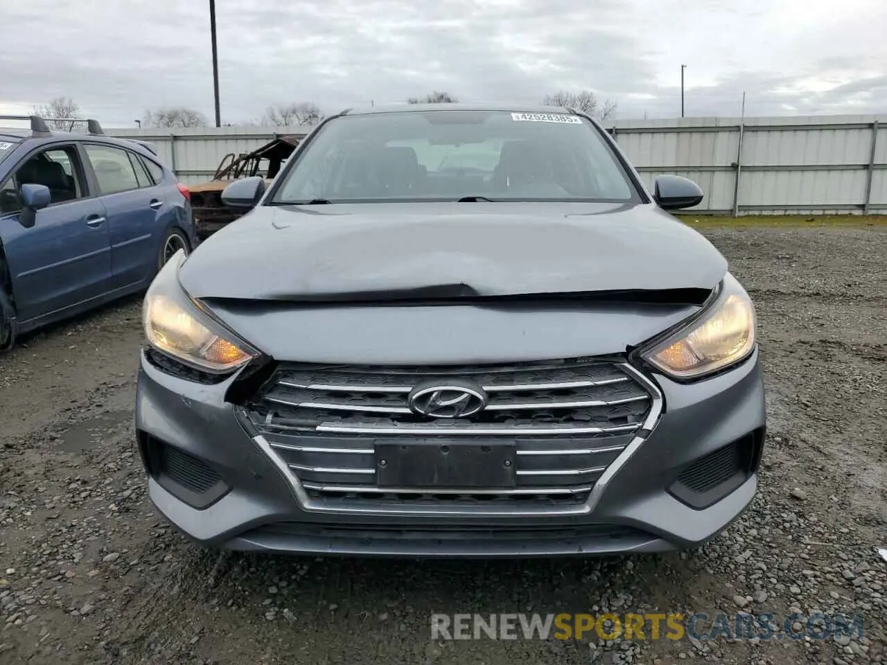 5 Photograph of a damaged car 3KPC24A35KE040978 HYUNDAI ACCENT 2019