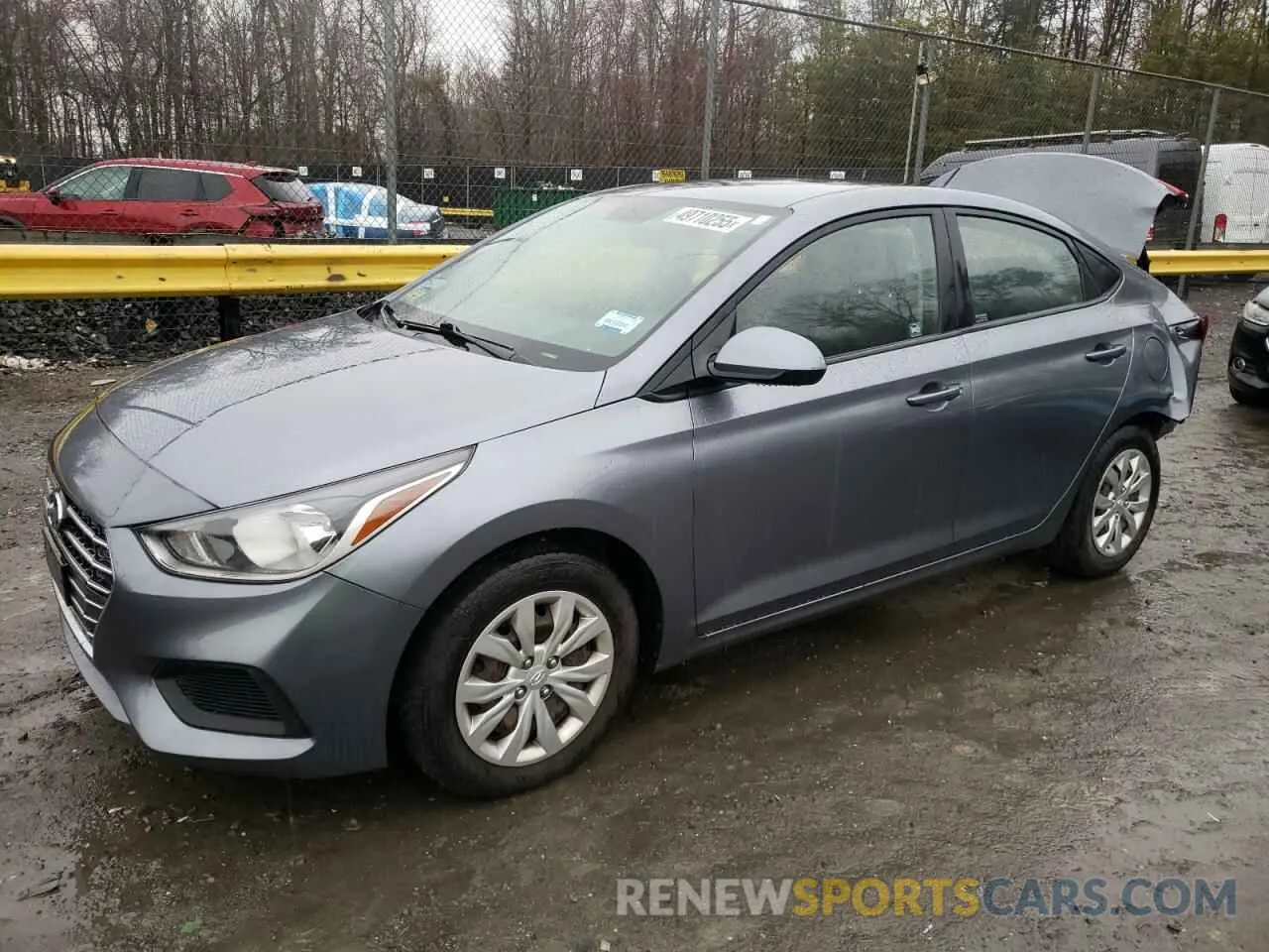1 Photograph of a damaged car 3KPC24A35KE042164 HYUNDAI ACCENT 2019