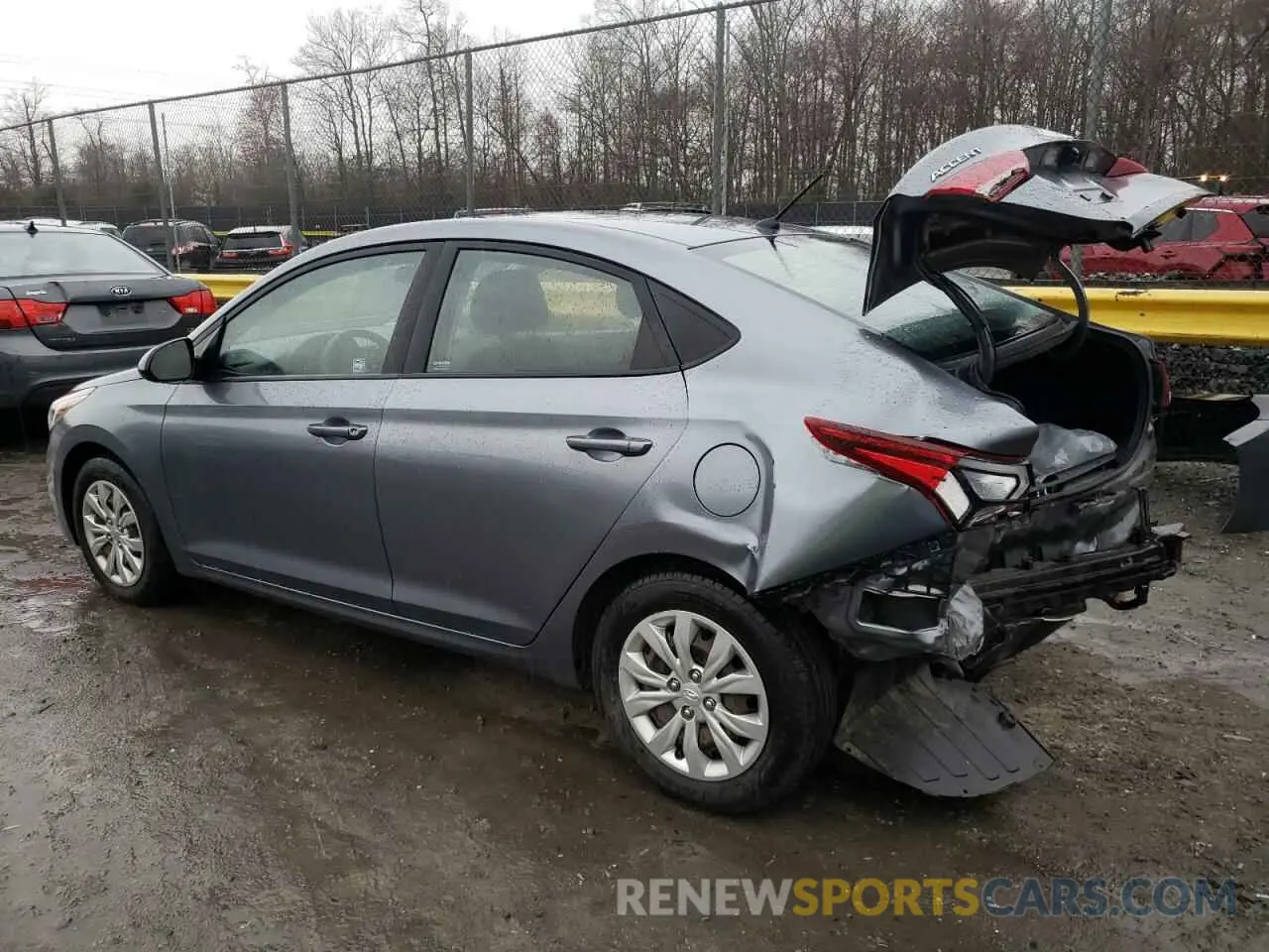 2 Photograph of a damaged car 3KPC24A35KE042164 HYUNDAI ACCENT 2019