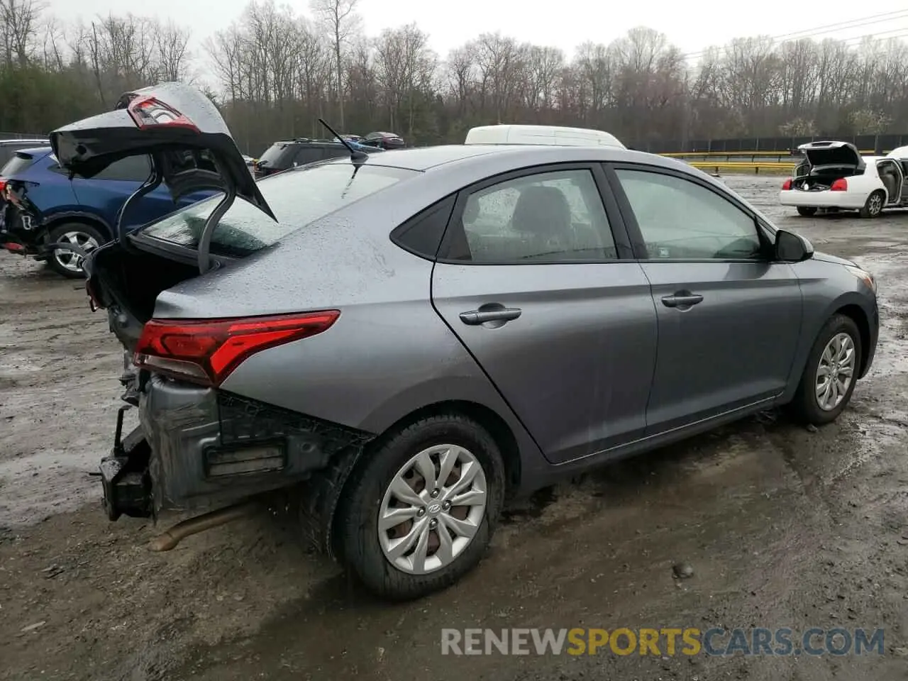 3 Photograph of a damaged car 3KPC24A35KE042164 HYUNDAI ACCENT 2019