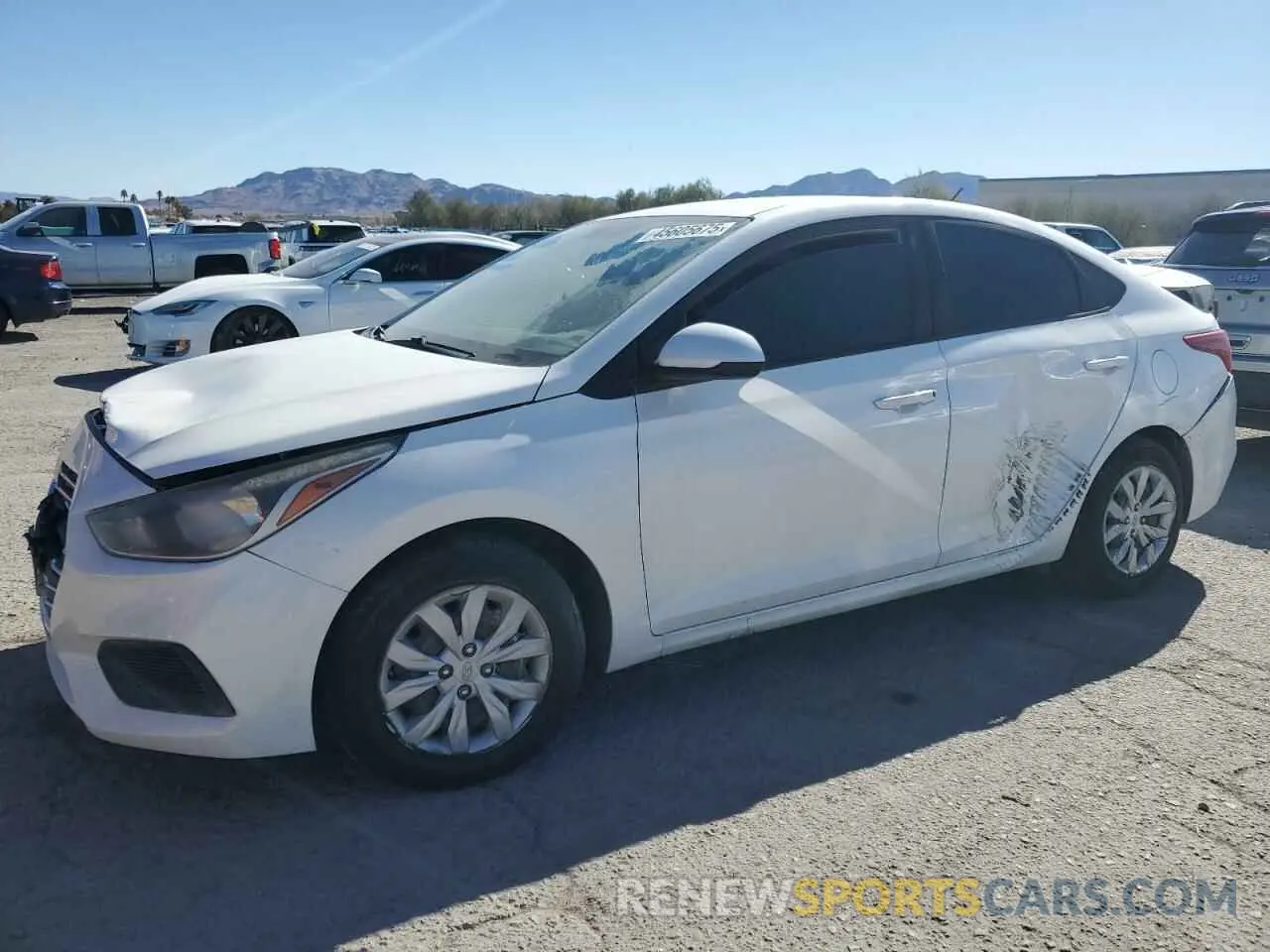 1 Photograph of a damaged car 3KPC24A35KE056906 HYUNDAI ACCENT 2019