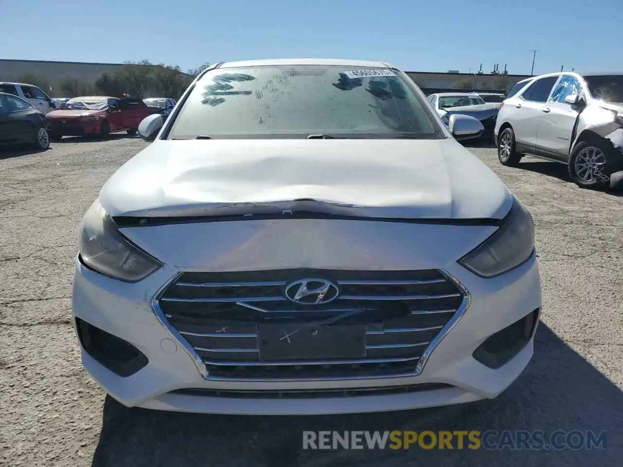 5 Photograph of a damaged car 3KPC24A35KE056906 HYUNDAI ACCENT 2019