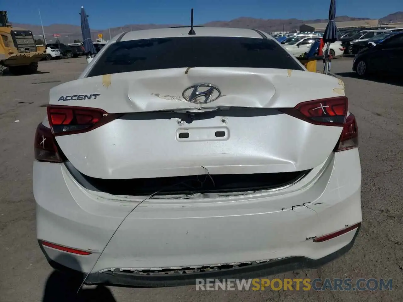 6 Photograph of a damaged car 3KPC24A35KE056906 HYUNDAI ACCENT 2019