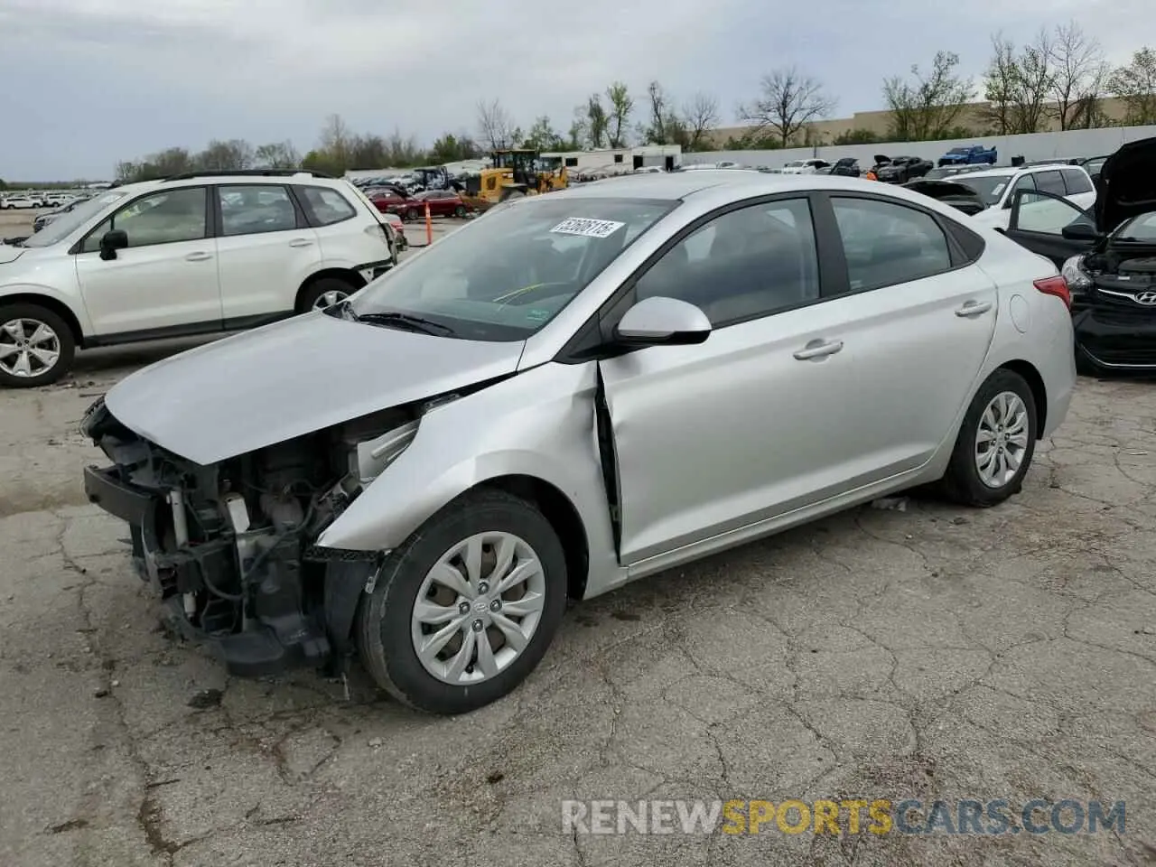 1 Photograph of a damaged car 3KPC24A35KE060230 HYUNDAI ACCENT 2019