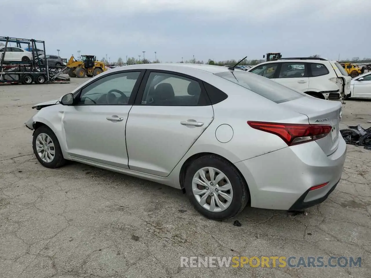 2 Photograph of a damaged car 3KPC24A35KE060230 HYUNDAI ACCENT 2019