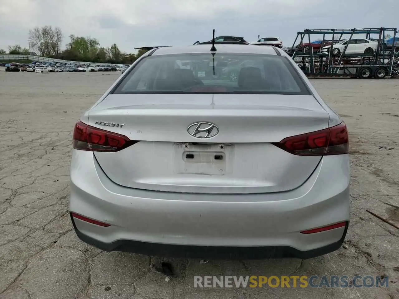 6 Photograph of a damaged car 3KPC24A35KE060230 HYUNDAI ACCENT 2019