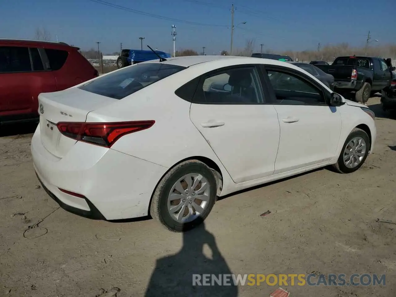 3 Photograph of a damaged car 3KPC24A35KE060664 HYUNDAI ACCENT 2019