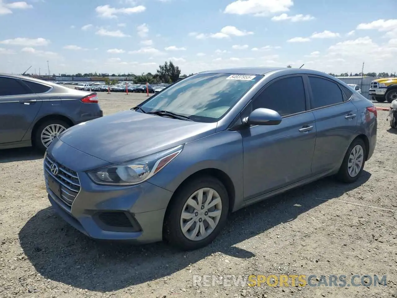 1 Photograph of a damaged car 3KPC24A35KE062334 HYUNDAI ACCENT 2019