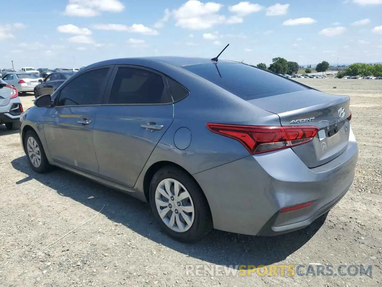 2 Photograph of a damaged car 3KPC24A35KE062334 HYUNDAI ACCENT 2019