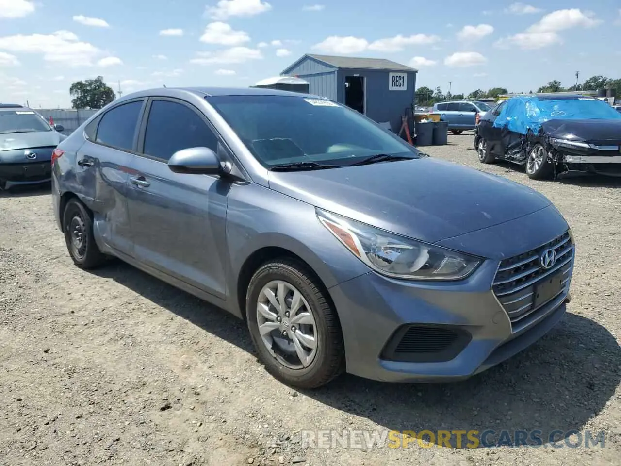 4 Photograph of a damaged car 3KPC24A35KE062334 HYUNDAI ACCENT 2019