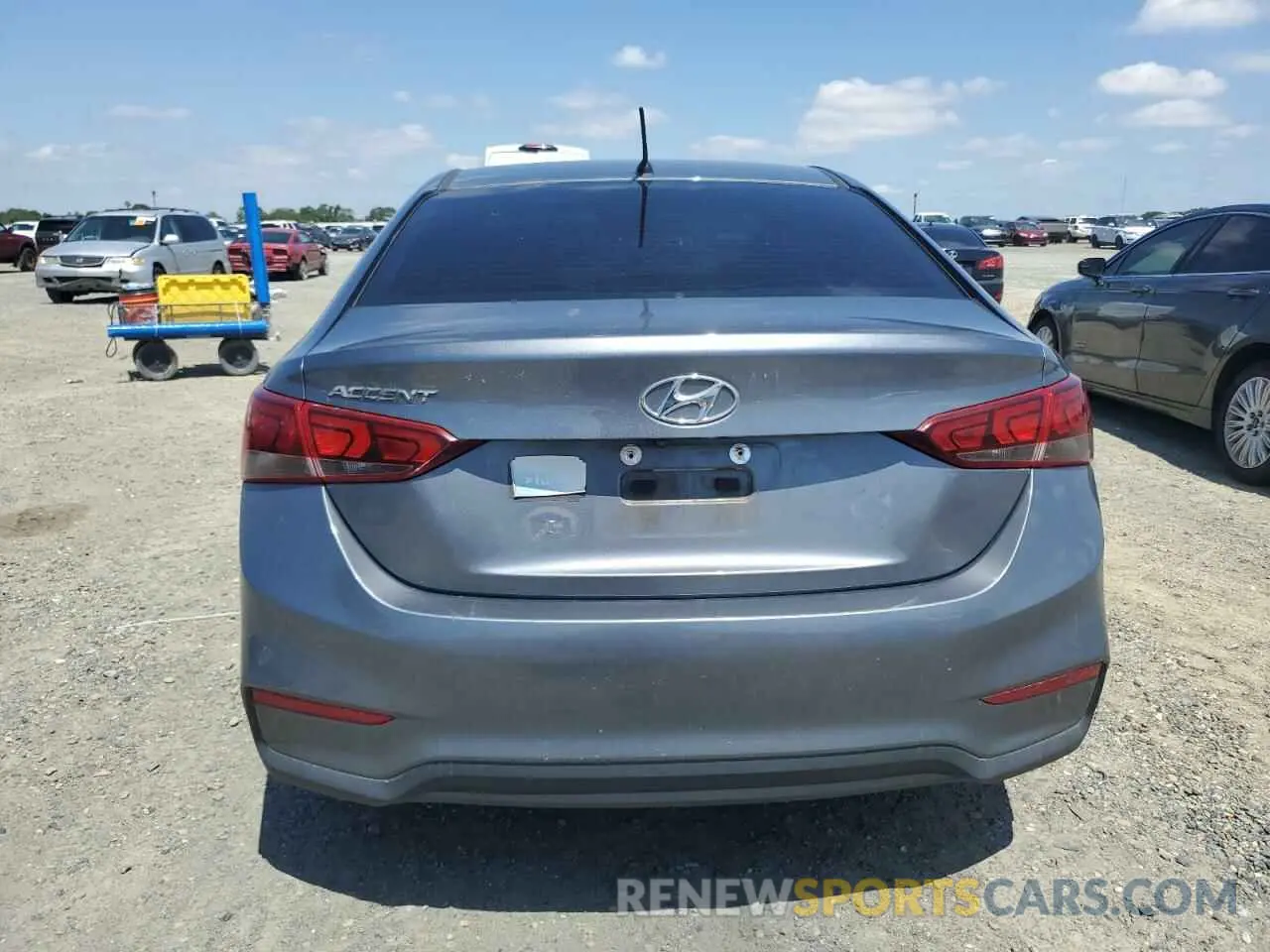 6 Photograph of a damaged car 3KPC24A35KE062334 HYUNDAI ACCENT 2019