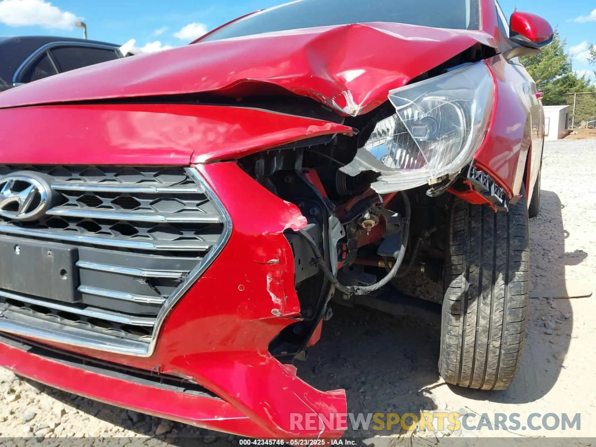 19 Photograph of a damaged car 3KPC24A35KE064617 HYUNDAI ACCENT 2019
