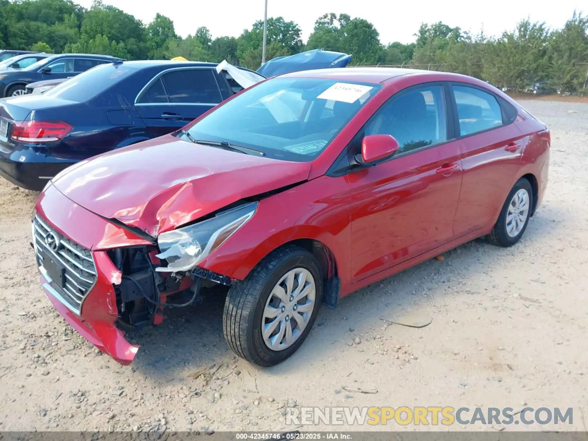2 Photograph of a damaged car 3KPC24A35KE064617 HYUNDAI ACCENT 2019