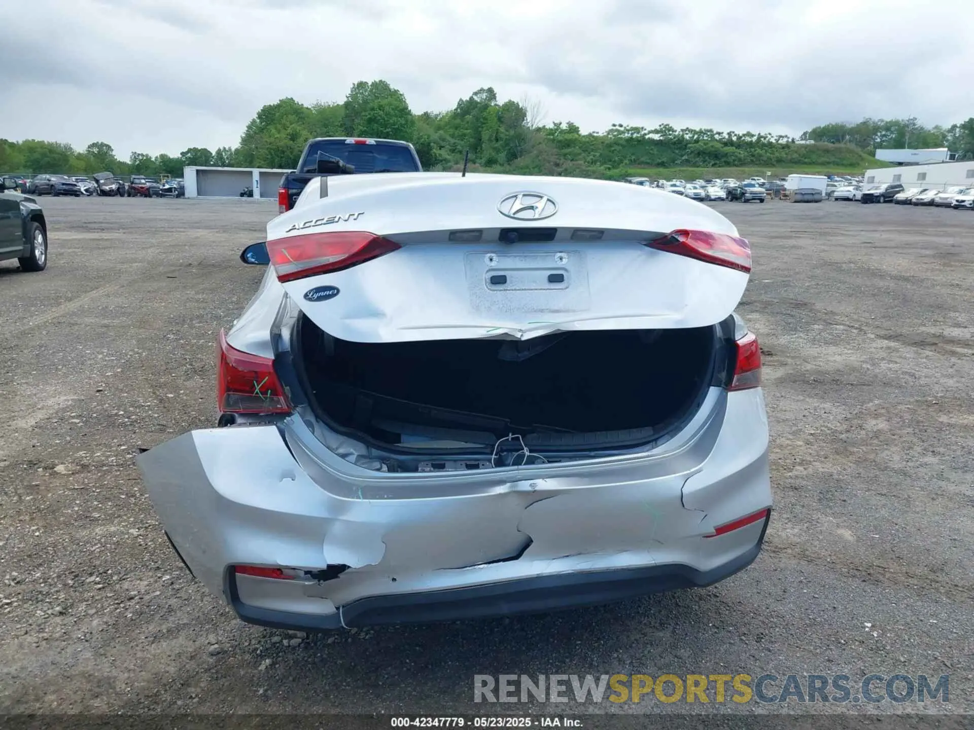 6 Photograph of a damaged car 3KPC24A35KE064875 HYUNDAI ACCENT 2019