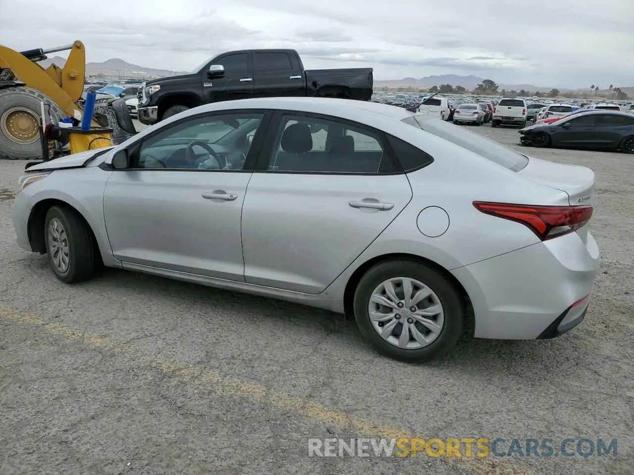 2 Photograph of a damaged car 3KPC24A35KE073687 HYUNDAI ACCENT 2019